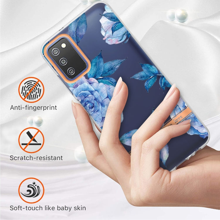 For Samsung Galaxy A03s Flowers and Plants Series IMD TPU Phone Case