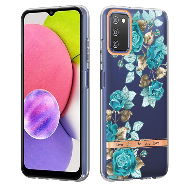 For Samsung Galaxy A03s Flowers and Plants Series IMD TPU Phone Case