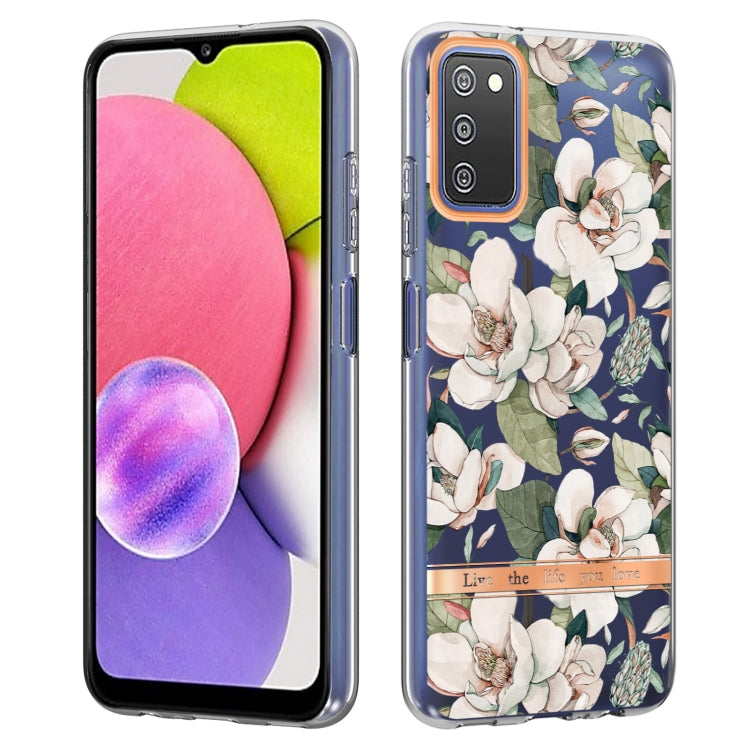 For Samsung Galaxy A03s Flowers and Plants Series IMD TPU Phone Case