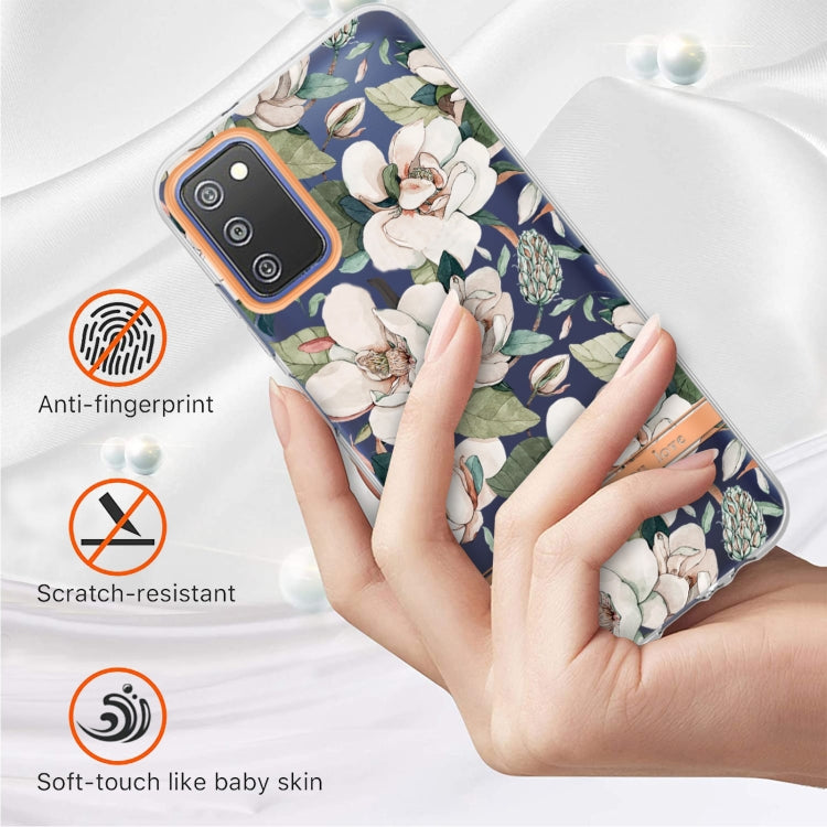 For Samsung Galaxy A03s Flowers and Plants Series IMD TPU Phone Case