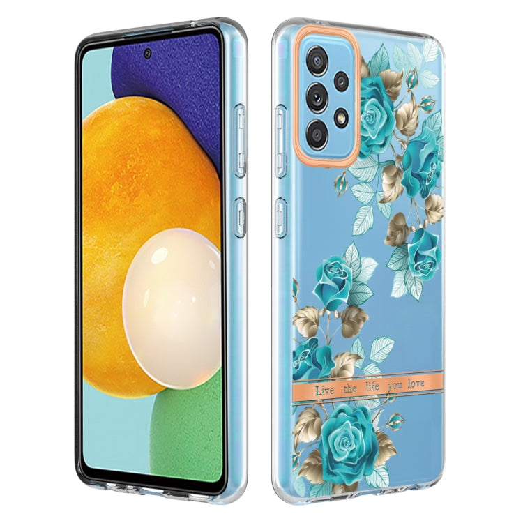 For Samsung Galaxy A52 5G / 4G Flowers and Plants Series IMD TPU Phone Case