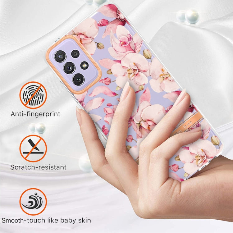 For Samsung Galaxy A72 5G / 4G Flowers and Plants Series IMD TPU Phone Case