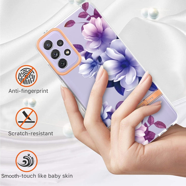 For Samsung Galaxy A72 5G / 4G Flowers and Plants Series IMD TPU Phone Case