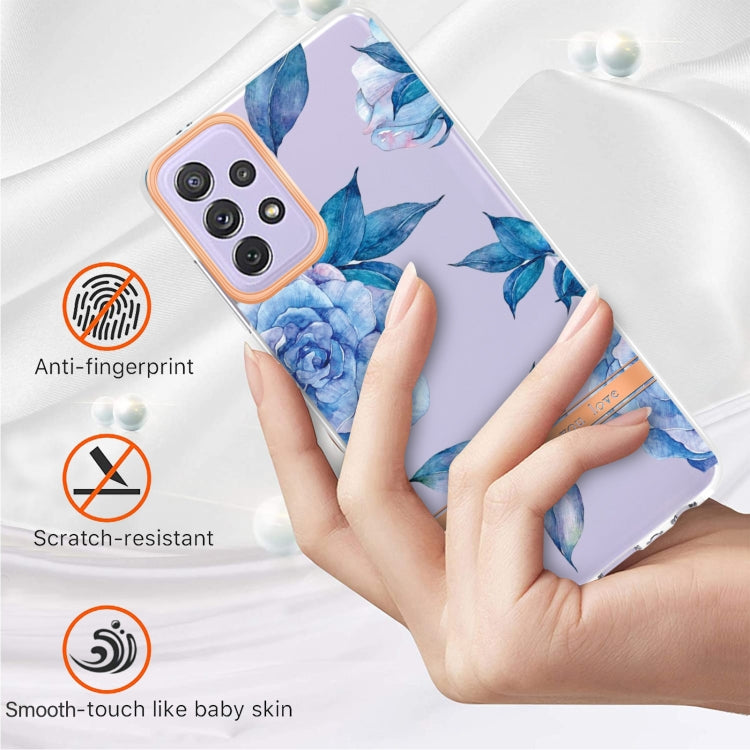 For Samsung Galaxy A72 5G / 4G Flowers and Plants Series IMD TPU Phone Case