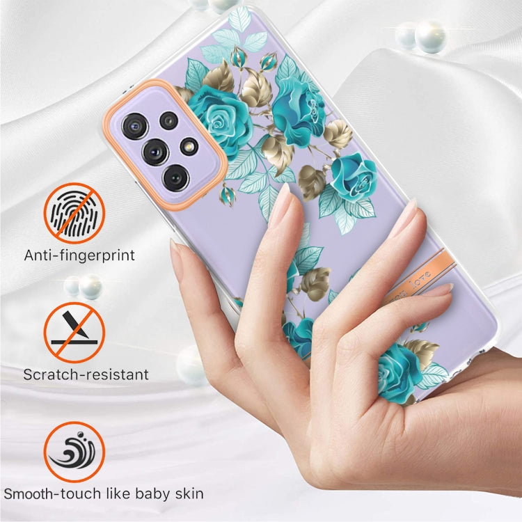 For Samsung Galaxy A72 5G / 4G Flowers and Plants Series IMD TPU Phone Case