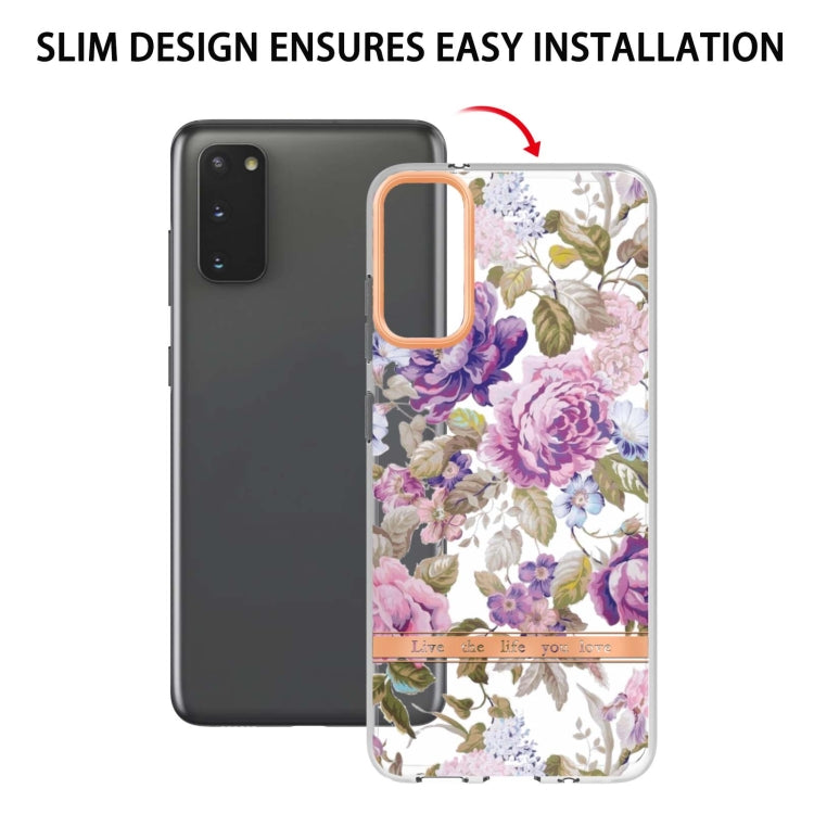 For Samsung Galaxy S20 Flowers and Plants Series IMD TPU Phone Case