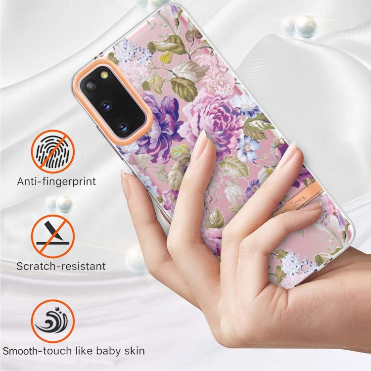 For Samsung Galaxy S20 Flowers and Plants Series IMD TPU Phone Case