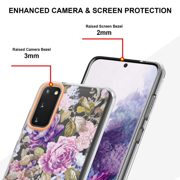For Samsung Galaxy S20 Flowers and Plants Series IMD TPU Phone Case