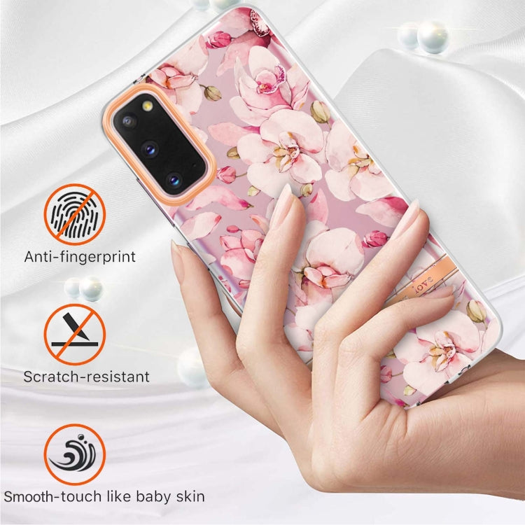 For Samsung Galaxy S20 Flowers and Plants Series IMD TPU Phone Case