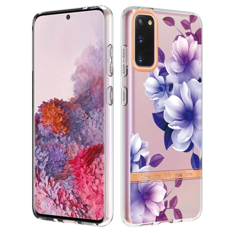 For Samsung Galaxy S20 Flowers and Plants Series IMD TPU Phone Case