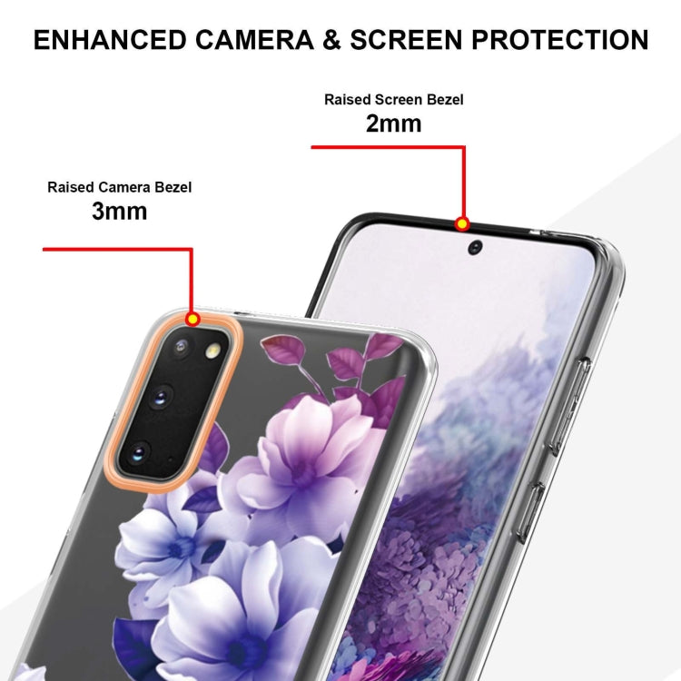 For Samsung Galaxy S20 Flowers and Plants Series IMD TPU Phone Case