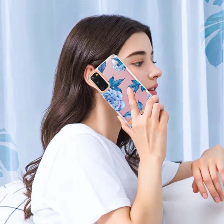 For Samsung Galaxy S20 Flowers and Plants Series IMD TPU Phone Case