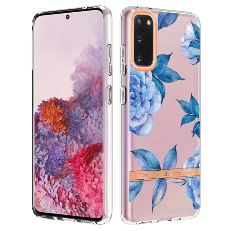 For Samsung Galaxy S20 Flowers and Plants Series IMD TPU Phone Case