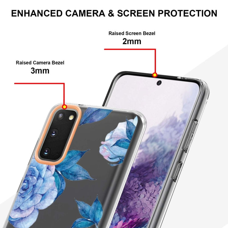 For Samsung Galaxy S20 Flowers and Plants Series IMD TPU Phone Case