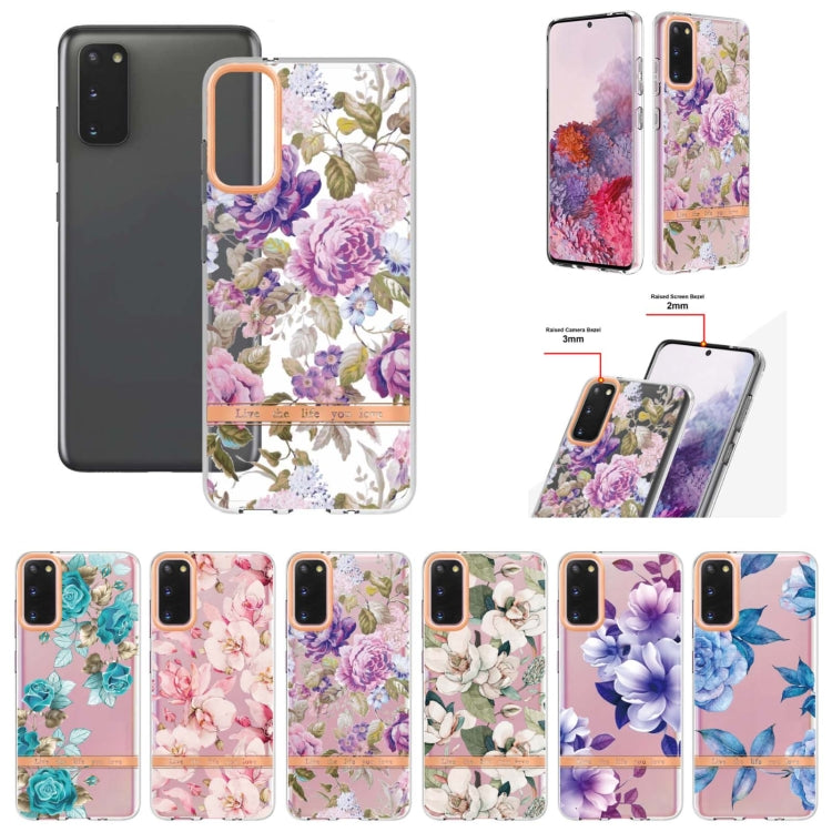 For Samsung Galaxy S20 Flowers and Plants Series IMD TPU Phone Case