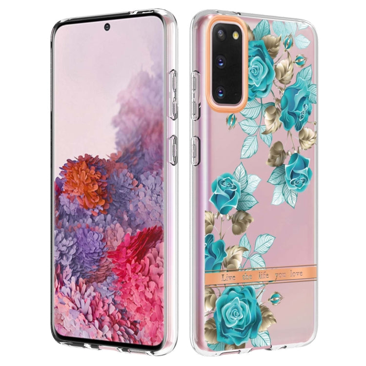 For Samsung Galaxy S20 Flowers and Plants Series IMD TPU Phone Case