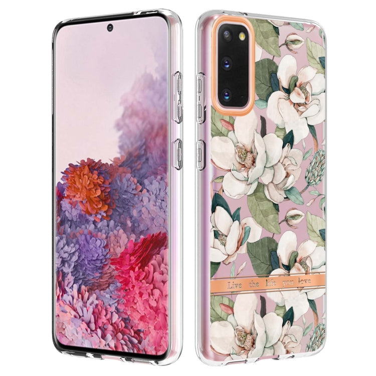 For Samsung Galaxy S20 Flowers and Plants Series IMD TPU Phone Case