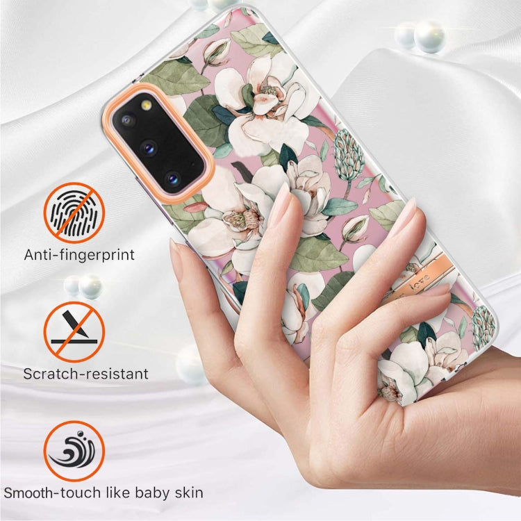 For Samsung Galaxy S20 Flowers and Plants Series IMD TPU Phone Case