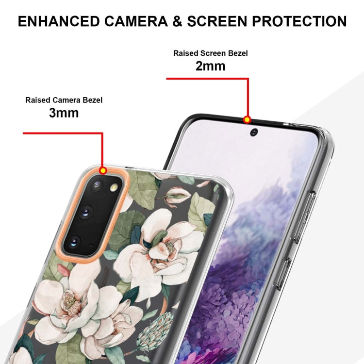 For Samsung Galaxy S20 Flowers and Plants Series IMD TPU Phone Case
