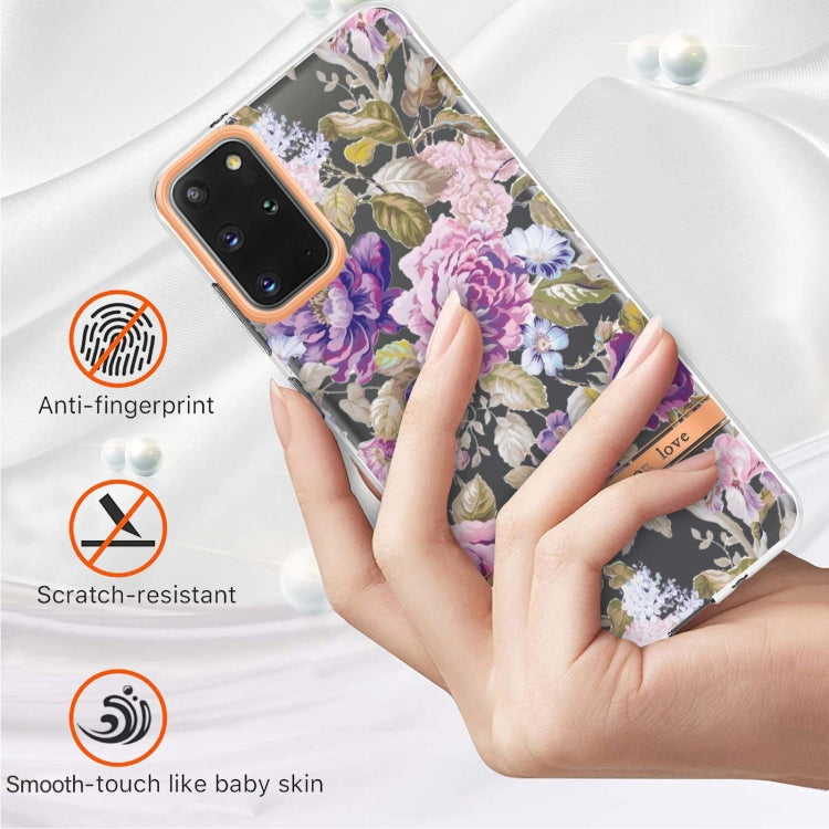 For Samsung Galaxy S20+ Flowers and Plants Series IMD TPU Phone Case