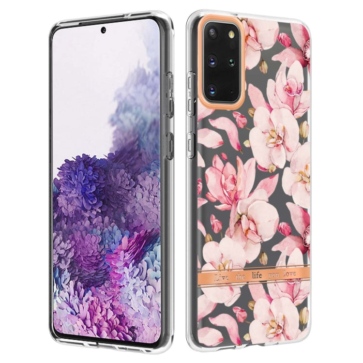 For Samsung Galaxy S20+ Flowers and Plants Series IMD TPU Phone Case