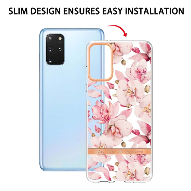 For Samsung Galaxy S20+ Flowers and Plants Series IMD TPU Phone Case