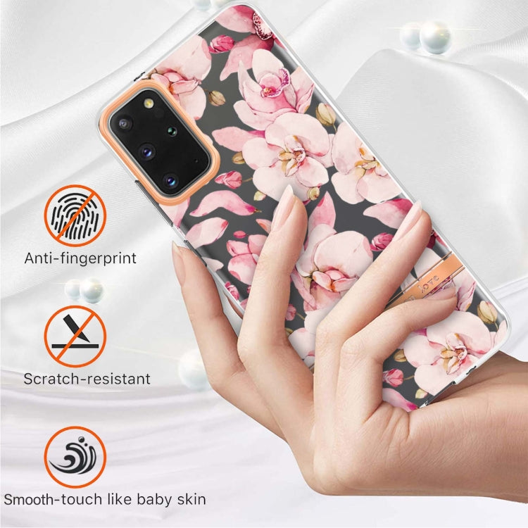 For Samsung Galaxy S20+ Flowers and Plants Series IMD TPU Phone Case