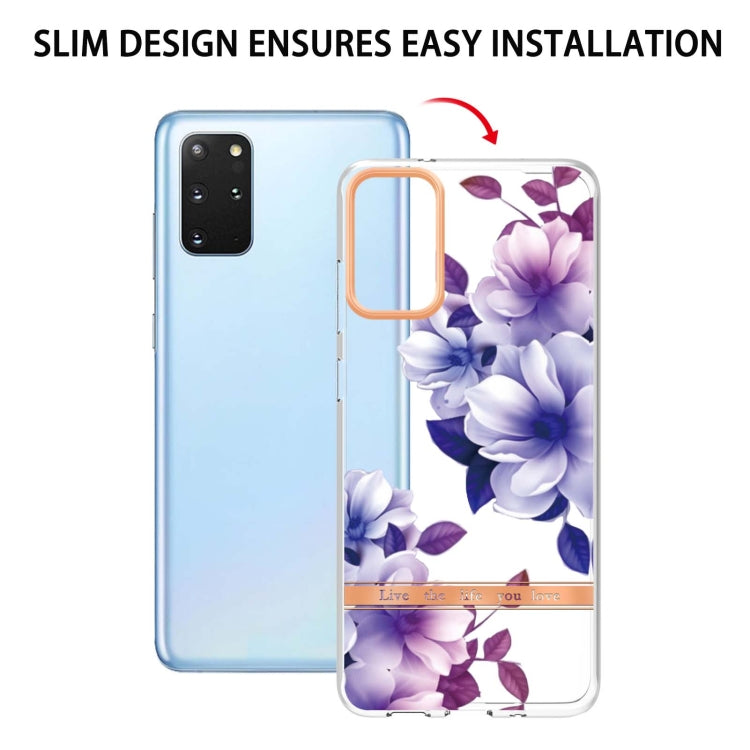For Samsung Galaxy S20+ Flowers and Plants Series IMD TPU Phone Case