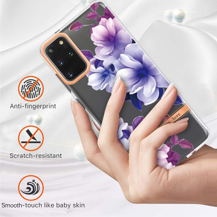 For Samsung Galaxy S20+ Flowers and Plants Series IMD TPU Phone Case