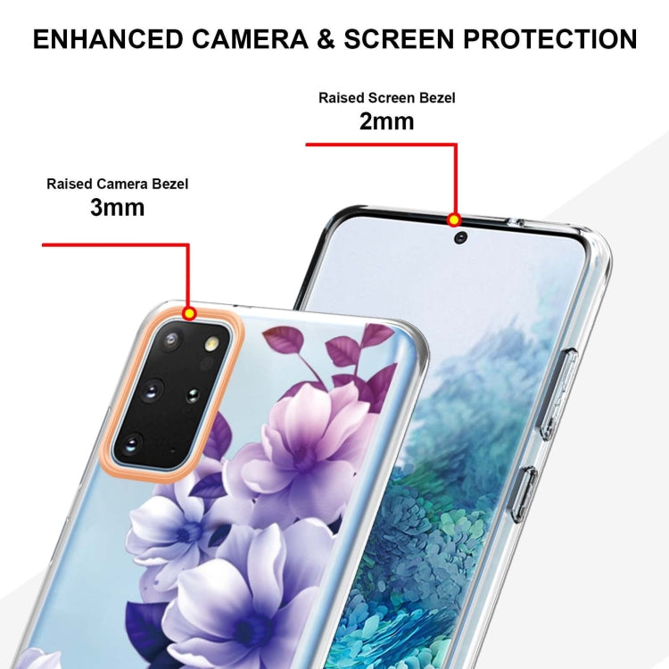 For Samsung Galaxy S20+ Flowers and Plants Series IMD TPU Phone Case