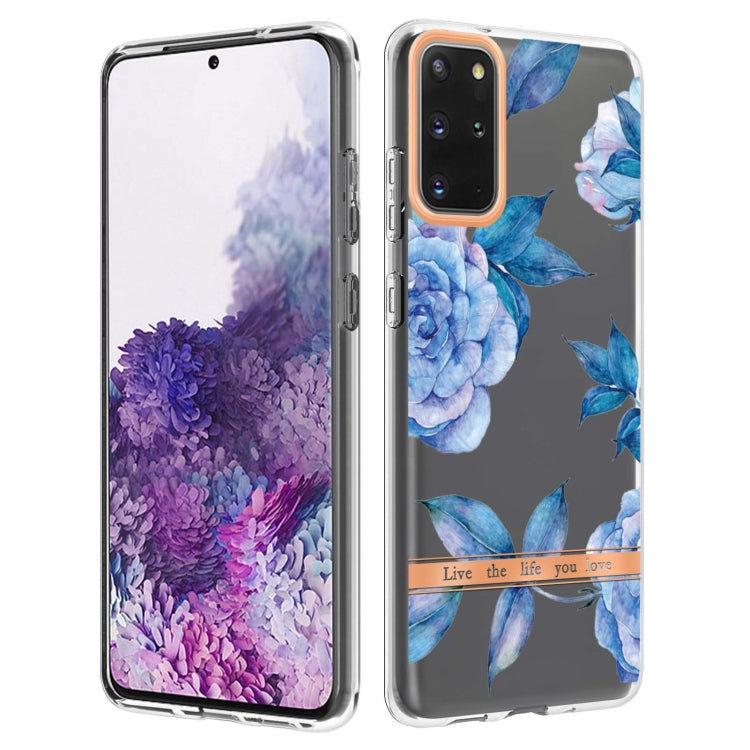For Samsung Galaxy S20+ Flowers and Plants Series IMD TPU Phone Case
