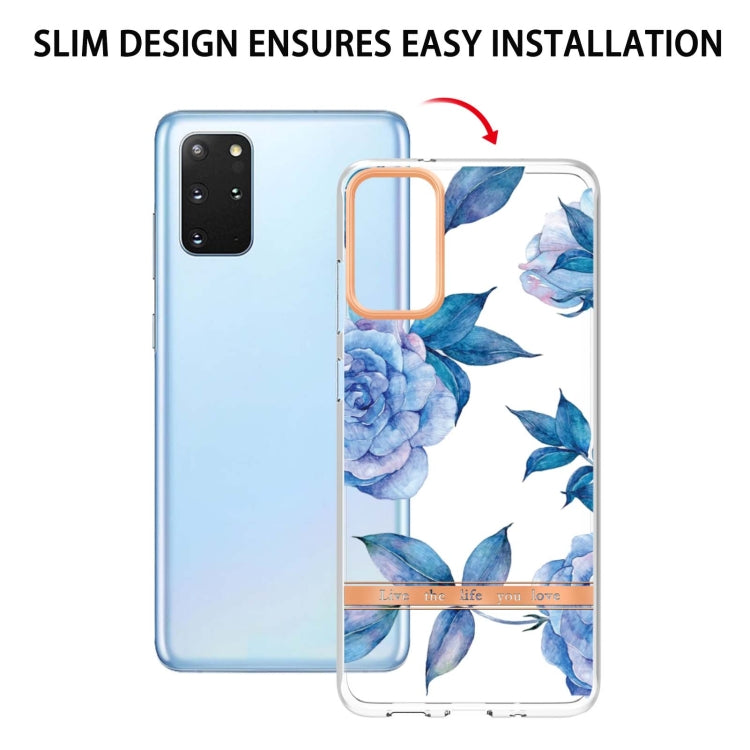 For Samsung Galaxy S20+ Flowers and Plants Series IMD TPU Phone Case