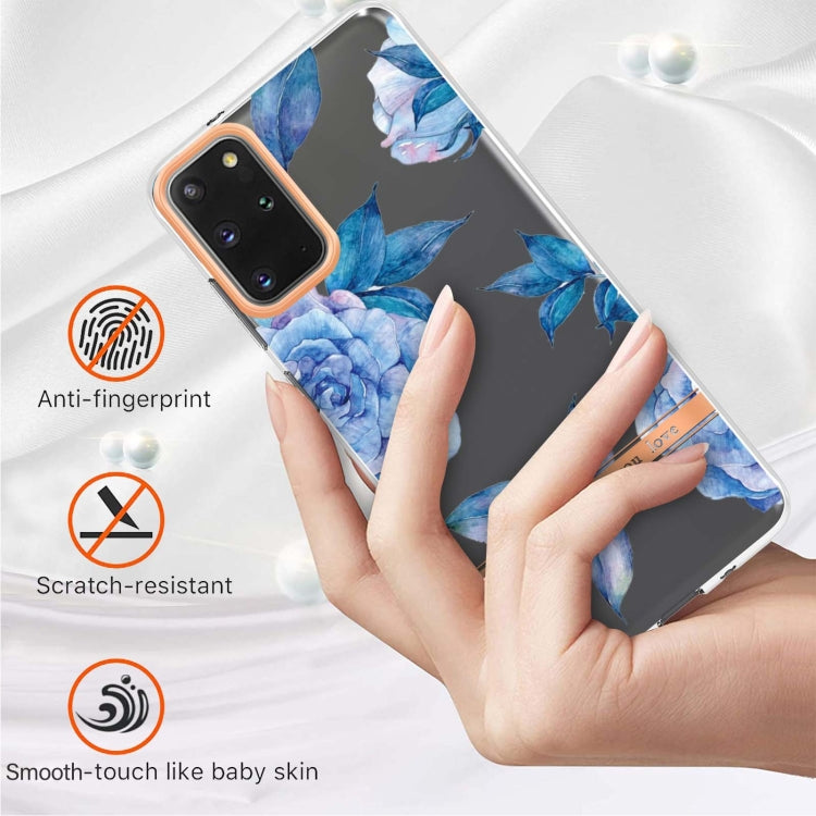 For Samsung Galaxy S20+ Flowers and Plants Series IMD TPU Phone Case