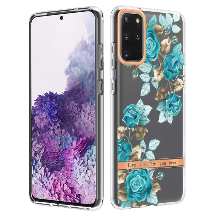 For Samsung Galaxy S20+ Flowers and Plants Series IMD TPU Phone Case