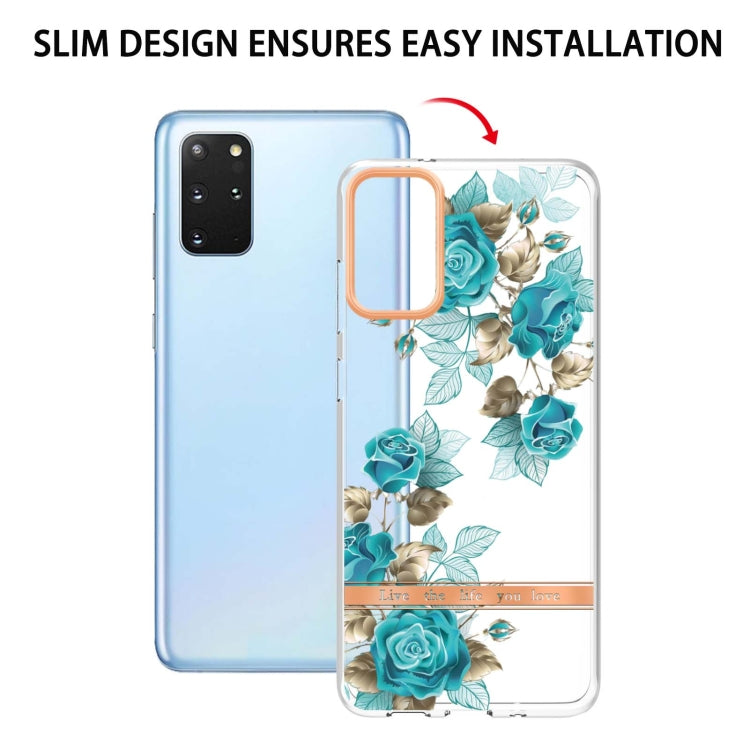 For Samsung Galaxy S20+ Flowers and Plants Series IMD TPU Phone Case