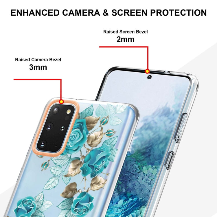 For Samsung Galaxy S20+ Flowers and Plants Series IMD TPU Phone Case