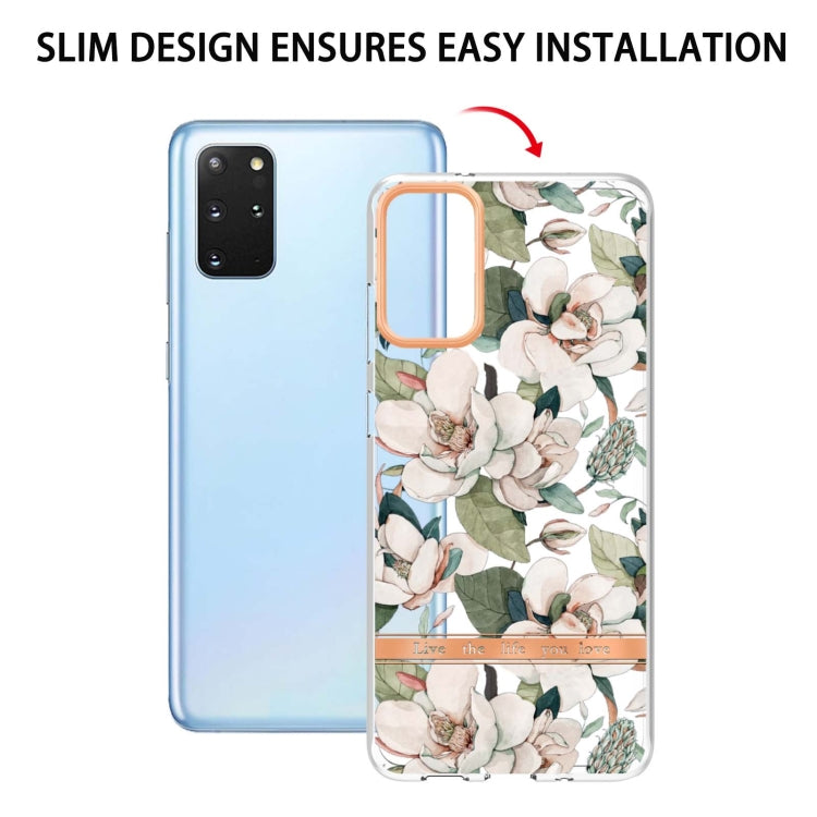 For Samsung Galaxy S20+ Flowers and Plants Series IMD TPU Phone Case