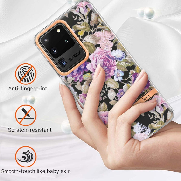 For Samsung Galaxy S20 Ultra Flowers and Plants Series IMD TPU Phone Case