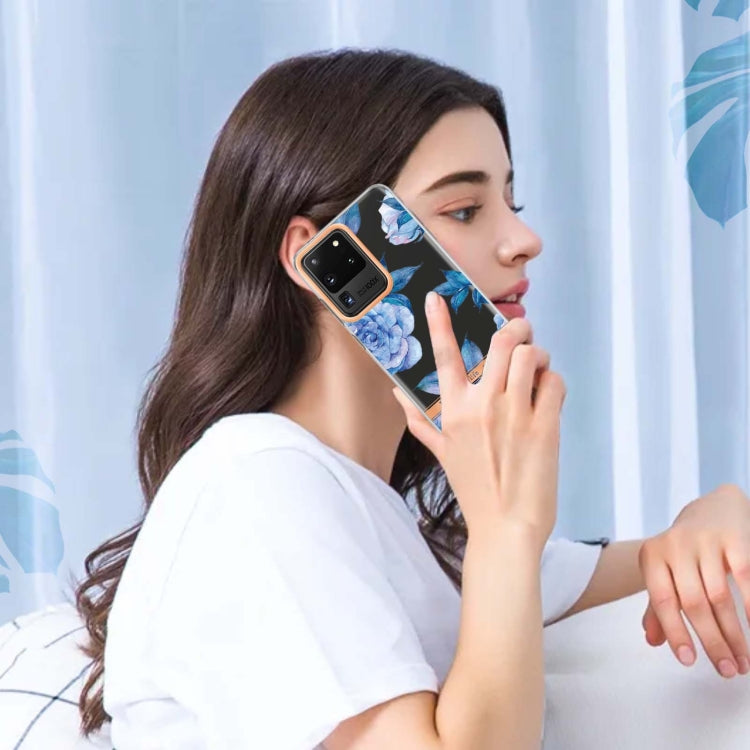For Samsung Galaxy S20 Ultra Flowers and Plants Series IMD TPU Phone Case