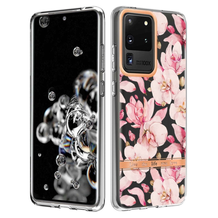 For Samsung Galaxy S20 Ultra Flowers and Plants Series IMD TPU Phone Case