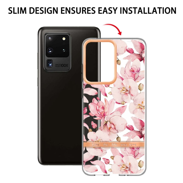For Samsung Galaxy S20 Ultra Flowers and Plants Series IMD TPU Phone Case