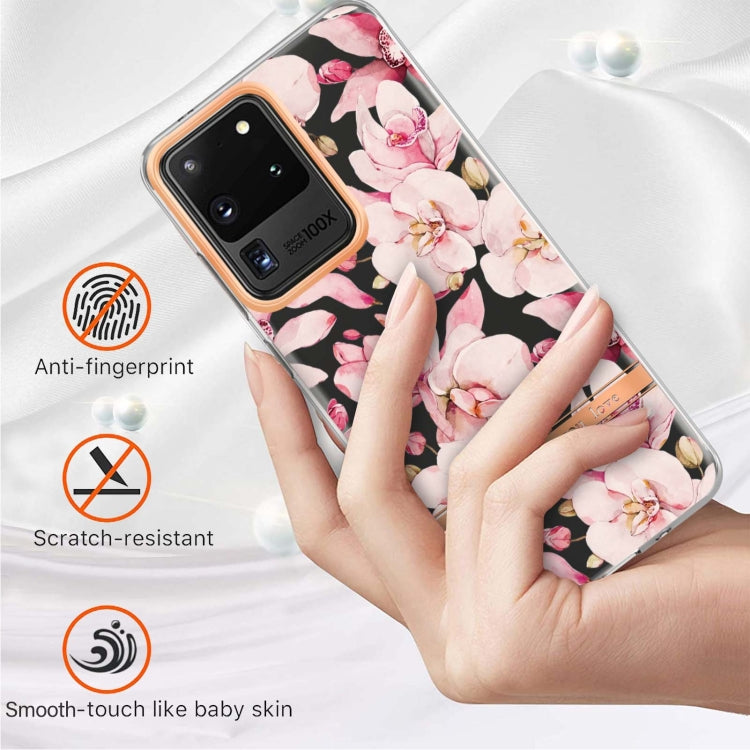 For Samsung Galaxy S20 Ultra Flowers and Plants Series IMD TPU Phone Case