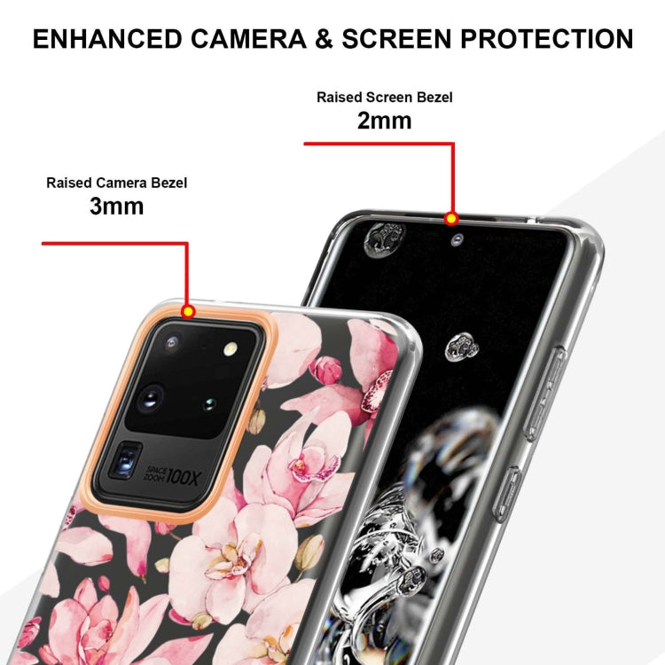 For Samsung Galaxy S20 Ultra Flowers and Plants Series IMD TPU Phone Case