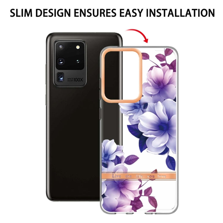 For Samsung Galaxy S20 Ultra Flowers and Plants Series IMD TPU Phone Case