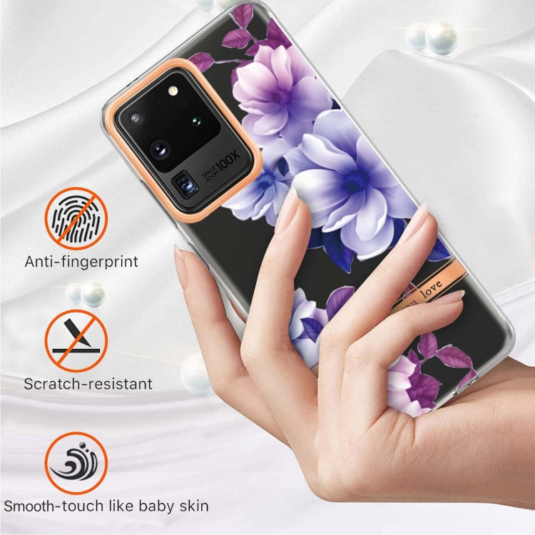 For Samsung Galaxy S20 Ultra Flowers and Plants Series IMD TPU Phone Case
