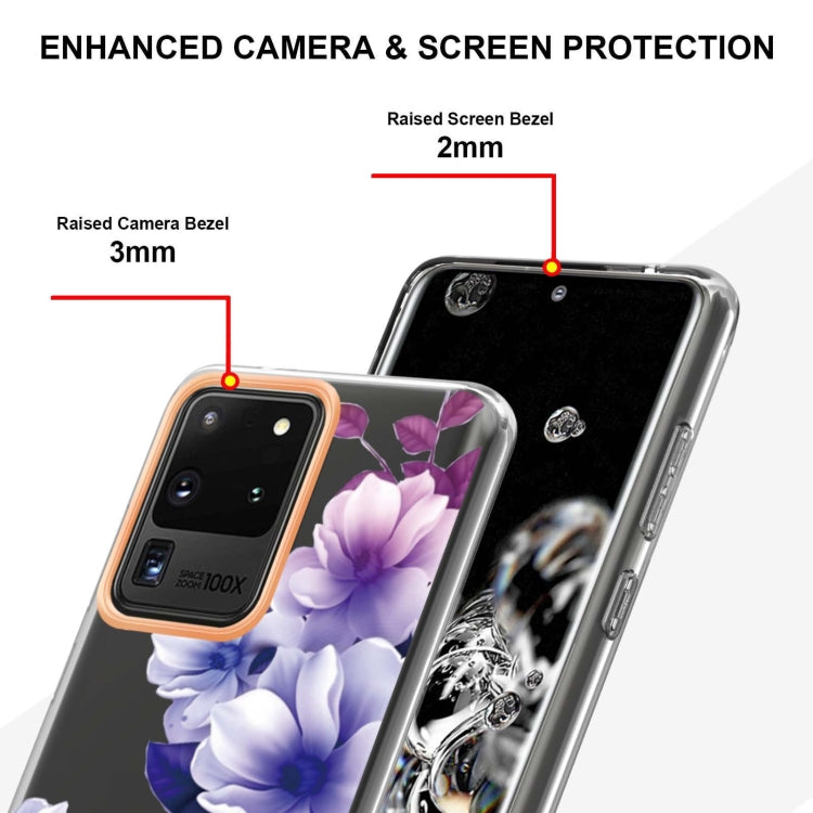 For Samsung Galaxy S20 Ultra Flowers and Plants Series IMD TPU Phone Case