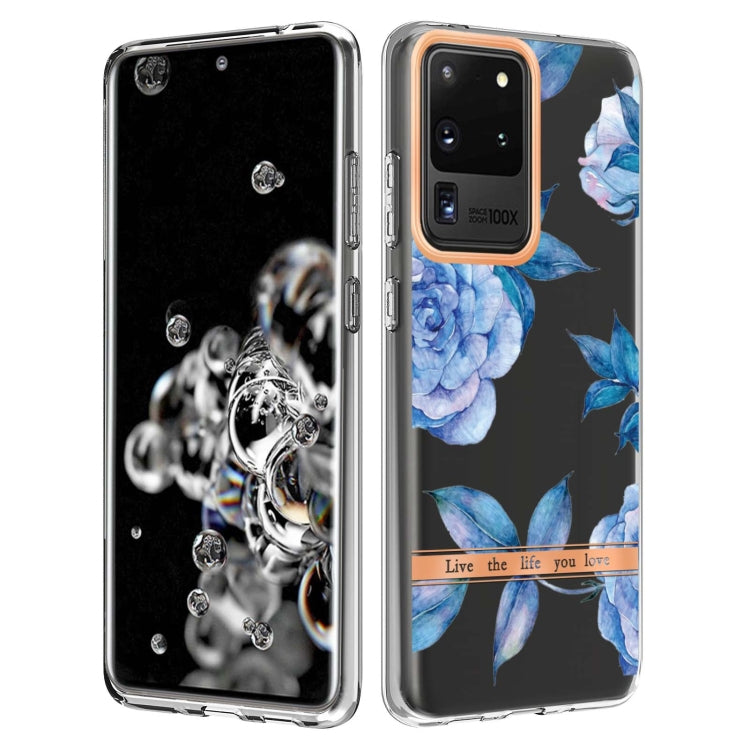 For Samsung Galaxy S20 Ultra Flowers and Plants Series IMD TPU Phone Case