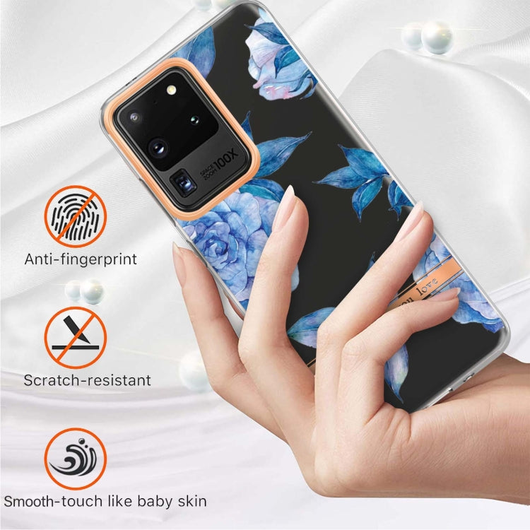 For Samsung Galaxy S20 Ultra Flowers and Plants Series IMD TPU Phone Case