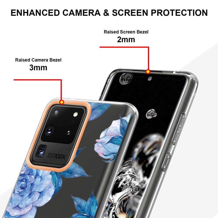 For Samsung Galaxy S20 Ultra Flowers and Plants Series IMD TPU Phone Case