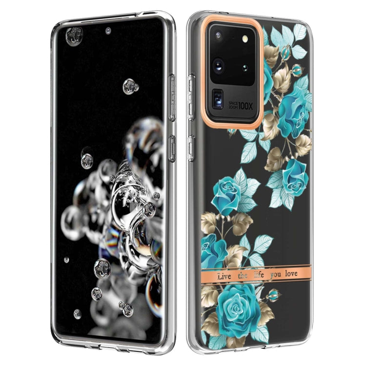 For Samsung Galaxy S20 Ultra Flowers and Plants Series IMD TPU Phone Case